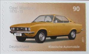 Stamp, Opel Manta A, Germany, Federal Republic,  , Cars, Vehicles