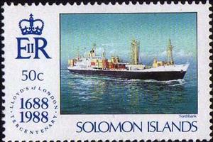 Stamp, Forthbank, Solomon Islands,  , Ships