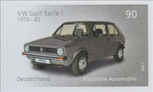 Stamp, VW Golf 1, Germany, Federal Republic,  , Cars, Vehicles