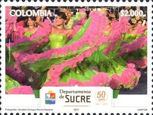 Stamp, Dancing - Cumbia, Colombia,  , Dance, Suits and Costumes, Traditions