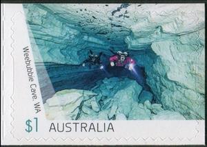 Stamp, Weebubbie Cave, WA, Australia,  , Caves