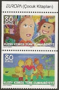 Se-tenant, Europa (C.E.P.T.) 2010 - Children's Books, Northern Cyprus,  , C.E.P.T. / Europe