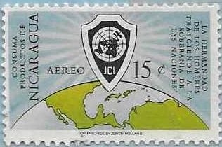 Globe showing map of Americas