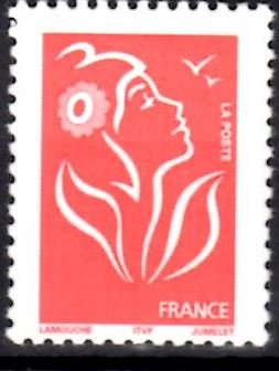 Stamp, Marianne de Lamouche, France,  , Stylized Figures / Persons, Women