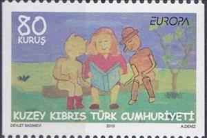 Stamp, Europa (C.E.P.T.) 2010 - Children's Books, Northern Cyprus,  , C.E.P.T. / Europe