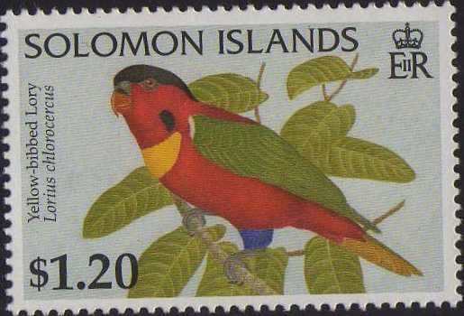 Yellow-bibbed Lory