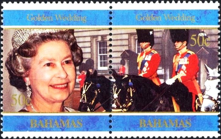 Queen Elizabeth II and Prince Philip, 50th Wedding Anniv.