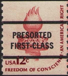 Stamp, Freedom of conscience - Torch of the Statue of Liberty, United States of America,  , Torches