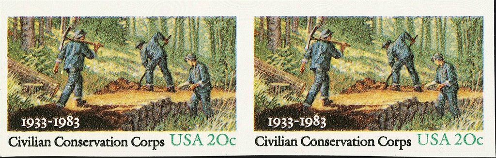 Civilian Conservation Corps Making a Road
