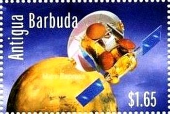 Stamp, Mars Express, Antigua and Barbuda,  