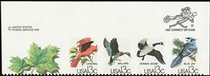 Se-tenant, CAPEX '78 Wildlife, United States of America,  , Animals (Fauna), Birds, Ducks, Geese, Philatelic Exhibitions