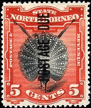 Definitive of 1894 with horizontal overprint