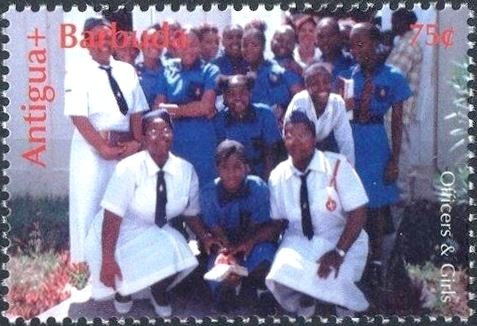 Officers and girls