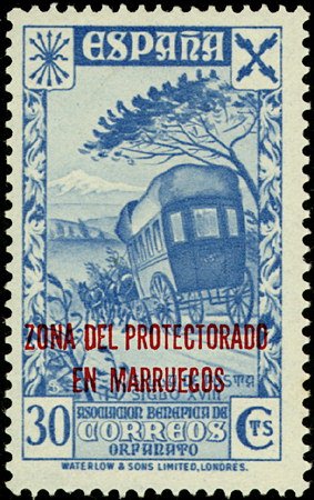 Sellos beneficos de España. "Historia del Correo"