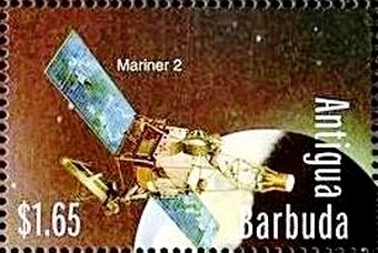 Stamp, Mariner 2, Antigua and Barbuda,  