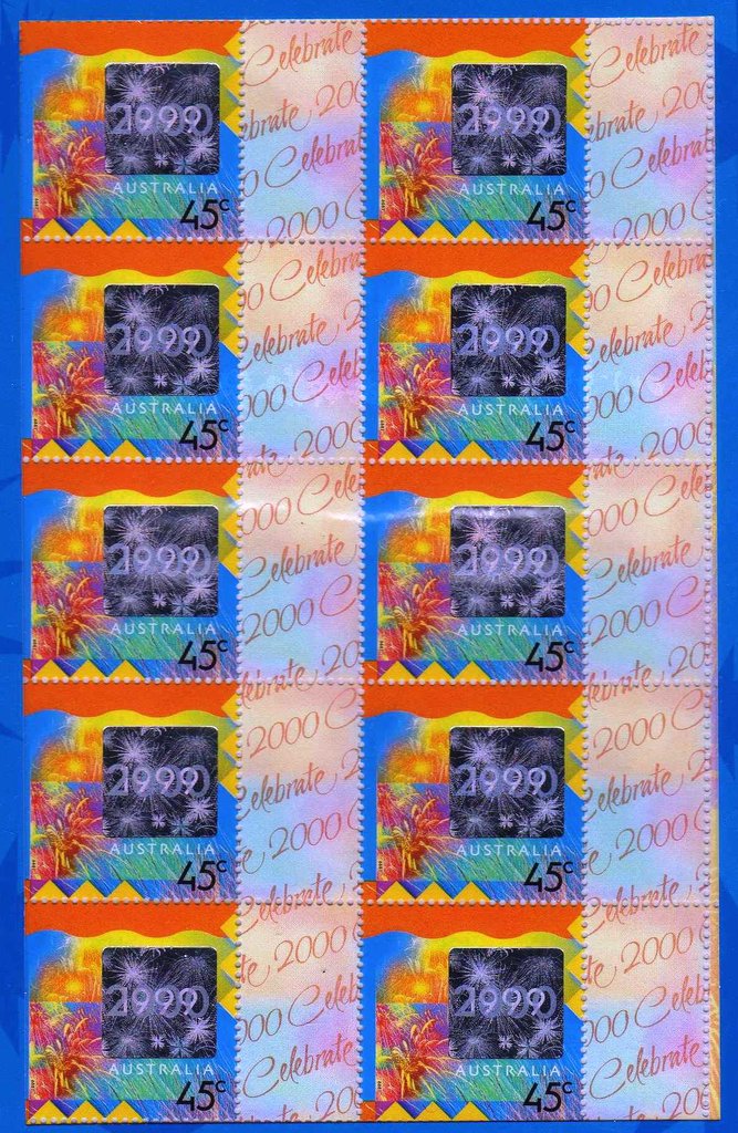 New Year Greetings Stamp sheetlet