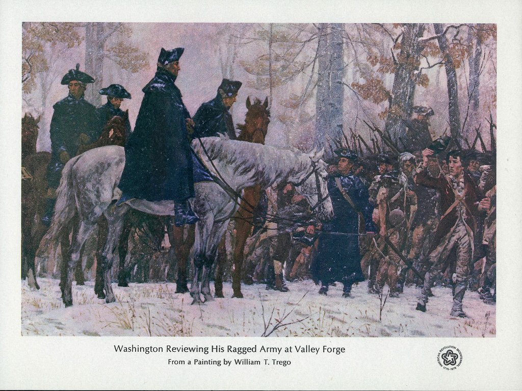 Washington Reviewing His Army at Valley Forge, by Trego