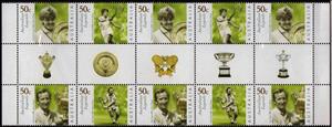 Se-tenant, Gutter Strip, Australia,  , Sports, Tennis, Trophies