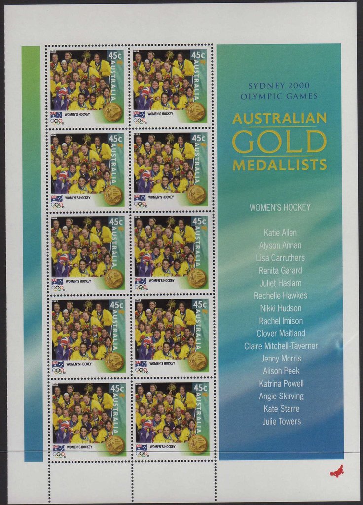 Women's hockey minisheet