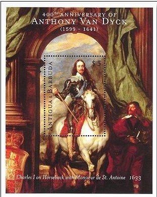 Charles I on horseback with Monsieur de St. Antoine