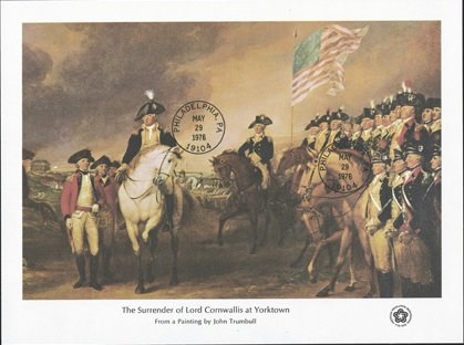 Surrender of Cornwallis at Yorktown, by John Trumbull