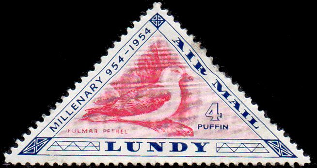 Eric Bloodaxe Millenary Air Mail - Birds - Fulmar Petrel