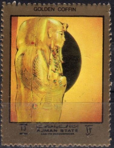 Golden coffin