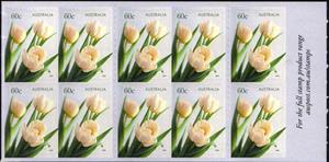 Booklet, $6 Self Adhesive Booklet (flower), Australia,  , Flowers