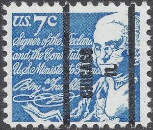 Stamp, Benjamin Franklin, United States of America,  , Famous People, Heads of State