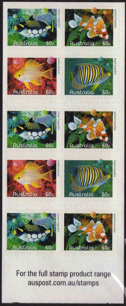 Self Adhesive Booklet 10 X 55c