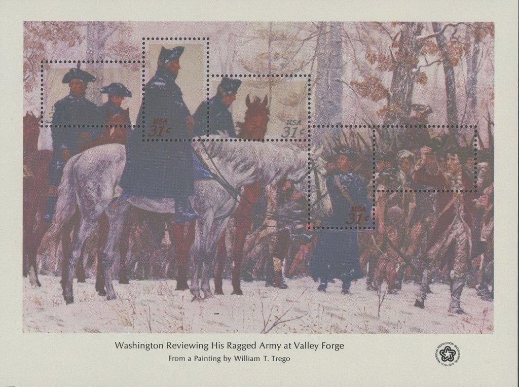 Washington Reviewing His Army at Valley Forge, by Trego