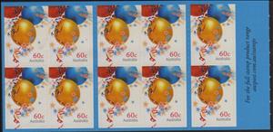 Booklet, $6 Self Adhesive Booklet (bauble), Australia,  , Christmas, Greetings
