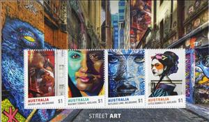 Souvenir Sheet, Minisheet, Australia,  , Art