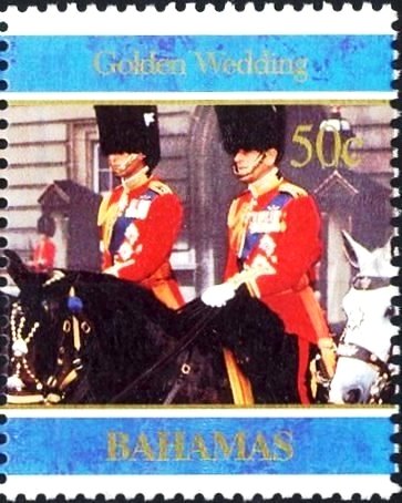 Queen Elizabeth II and Prince Philip, 50th Wedding Anniv.