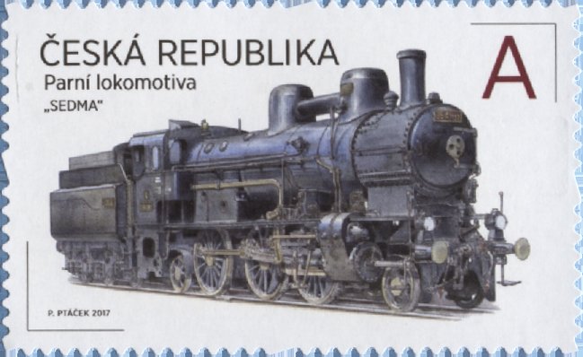 The steam locomotive “THE SEVEN”