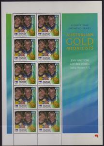 Mini Sheet, Women's 470 Class Offset Minisheet, Australia,  , Olympic Games, Sailing