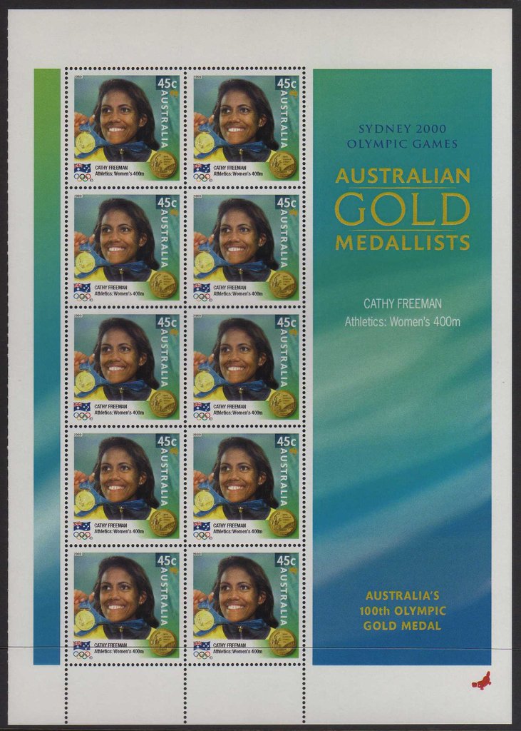 Cathy Freeman minisheet