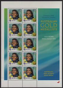 Mini Sheet, Cathy Freeman minisheet, Australia,  , Athletes, Athletics, Famous People, Olympic Games, Women