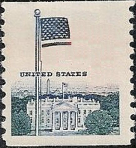 Flag and White House