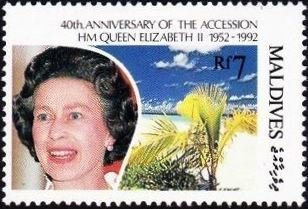 Queen Elizabeth II's Accession to the throne, 40th Anniv.