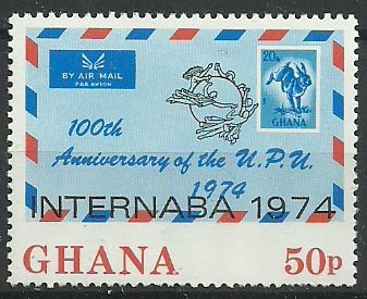 Stamp, Overprinter, Ghana,  , Expositions, Stamps