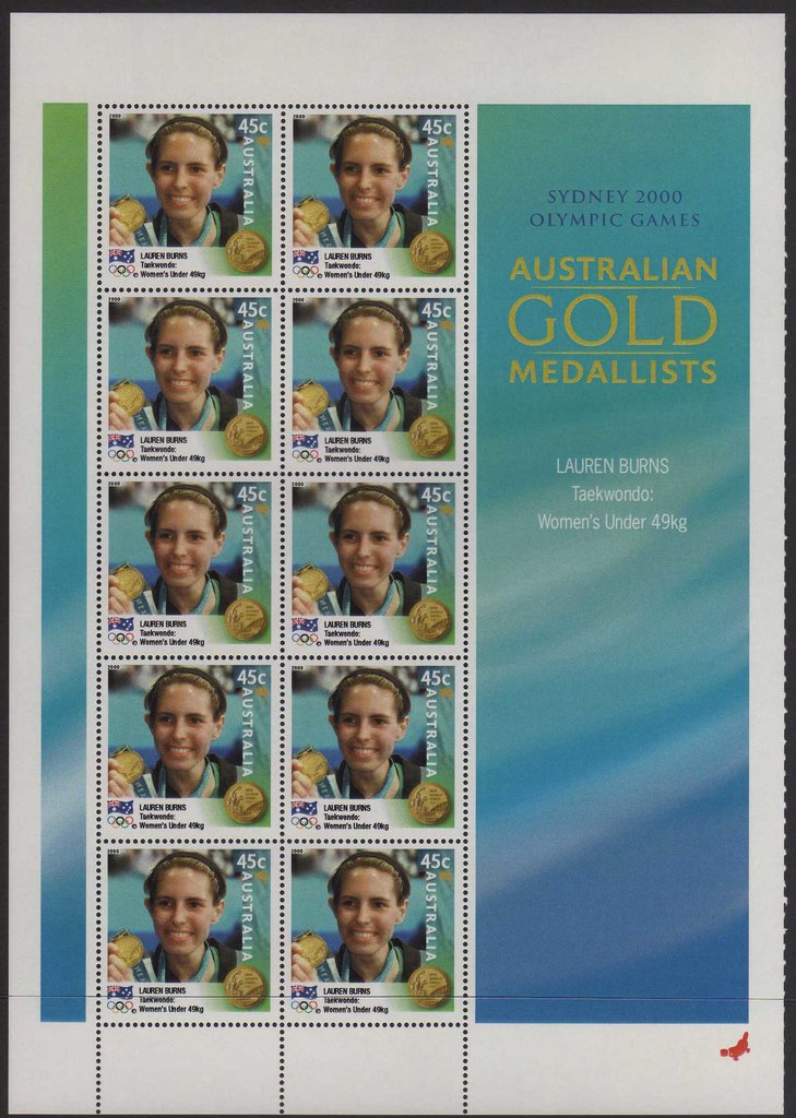 Lauren Burns minisheet