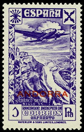 Sellos beneficos de España. "Historia del Correo"