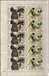 Mini Sheet, 45c Sheetlet, Australia,  , Birds