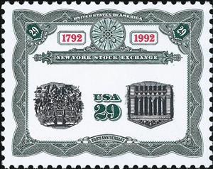 Stamp, Stock Certificate, United States of America,  , Anniversaries and Jubilees