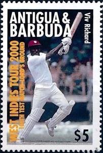 Stamp, Viv Richards, Antigua and Barbuda,  , Cricket