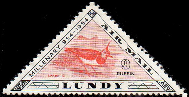 Eric Bloodaxe Millenary Air Mail - Birds - Lapwing
