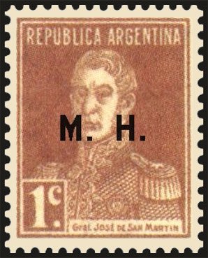 José Francisco de San Martín (1778-1850), ovpt. "M.H."