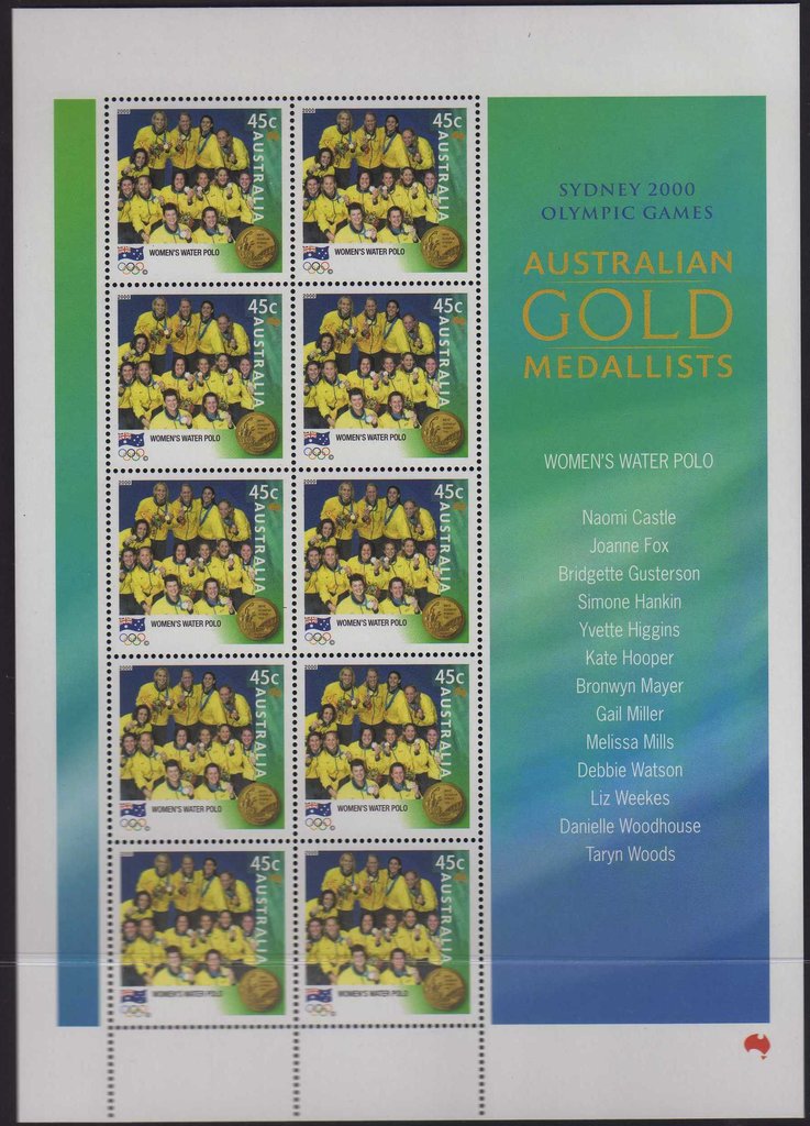 Women's Waterpolo Offset Minisheet