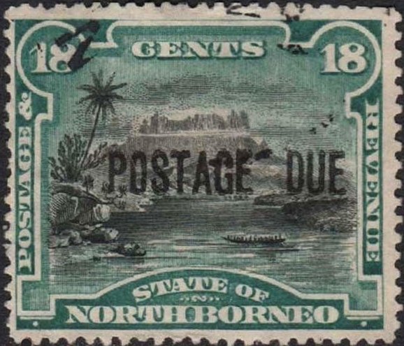 Mt. Kinabalu - overprinted